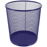 PRETYZOOM Small Trash Can 3 Gallon Open Top Waste Basket, Round Mesh Garbage Can Container Recycling Bin for Offices, Bathrooms, Laundry Room, Kitchens, Kids Rooms, Dorms